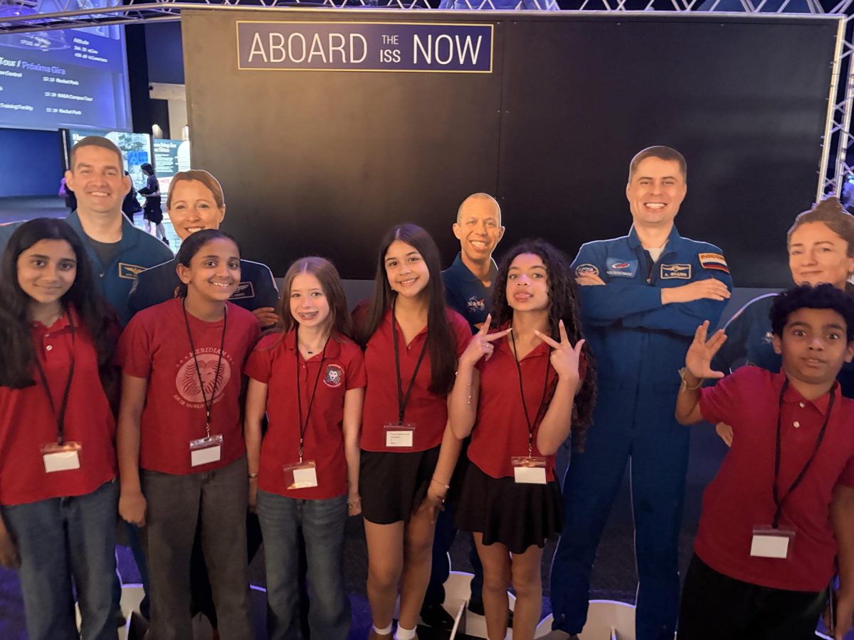 Meridian 6th graders field trip to NASA in Houston. 